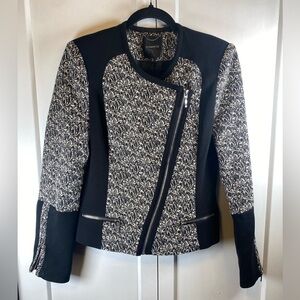 Dynamite - Black white and grey tone blazer jacket small